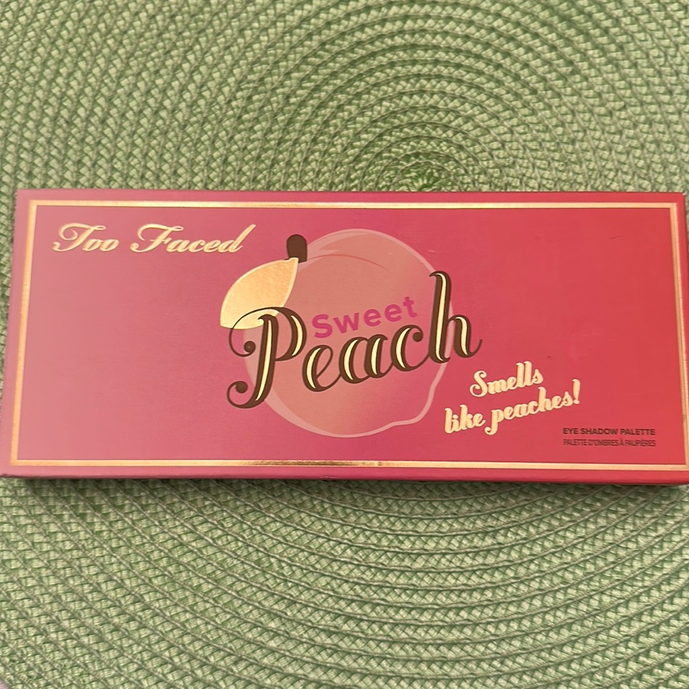 3/$20 NIB TOO Faced Sweet peach eye shadow palette